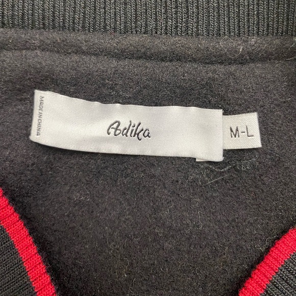 Adika Maddox Varsity Jacket Sz Ml 